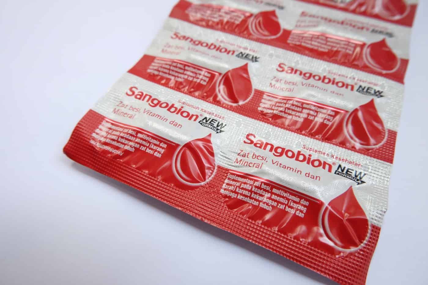 Ubat Untuk Rawat Anemia Dan Tambah Darah, Sangobion - Cara Penggunaan, Dos Dan Kesan