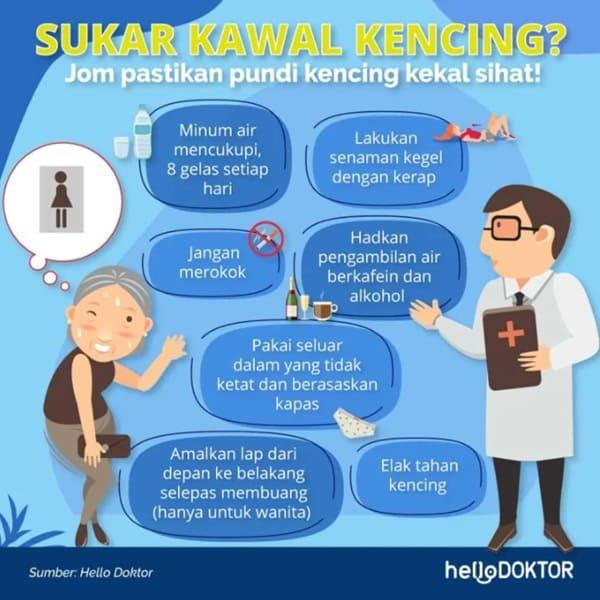 cara hilangkan kencing tak lawas