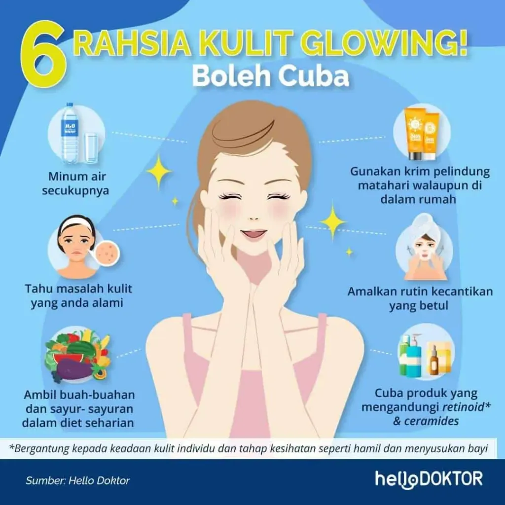 produk skincare untuk kulit glowing