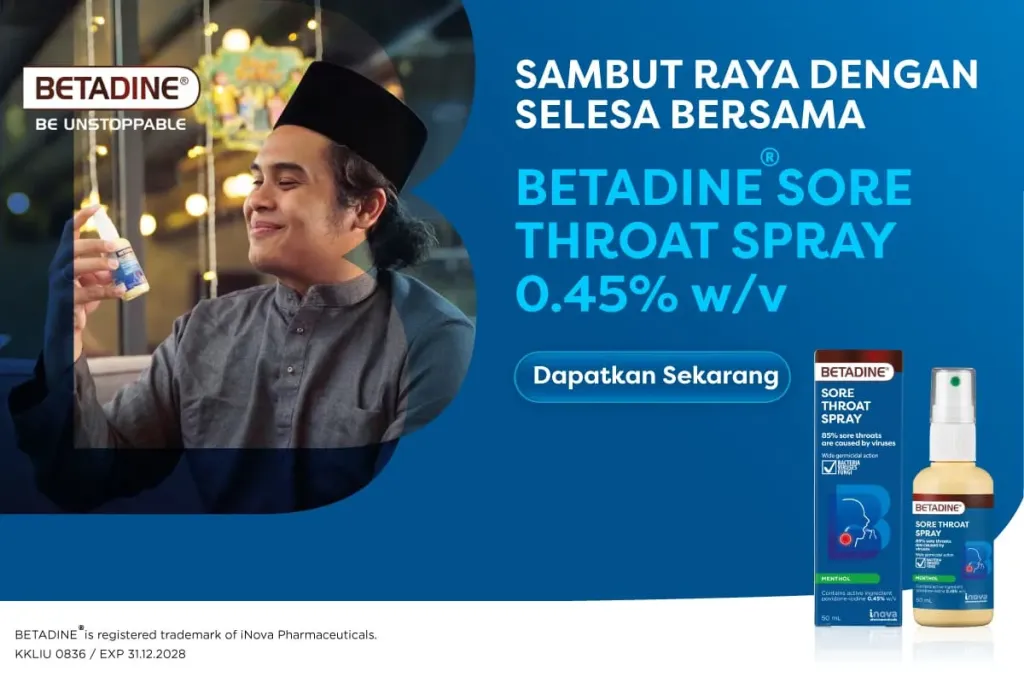 hilangkan sakit tekak