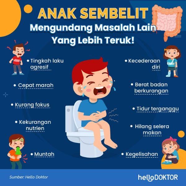 anak susah berak