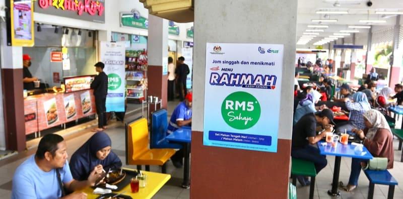 Ini Senarai Kedai Makan, Restoran Tawarkan Menu Rahmah Di Seluruh Negara, RM5 Sahaja!