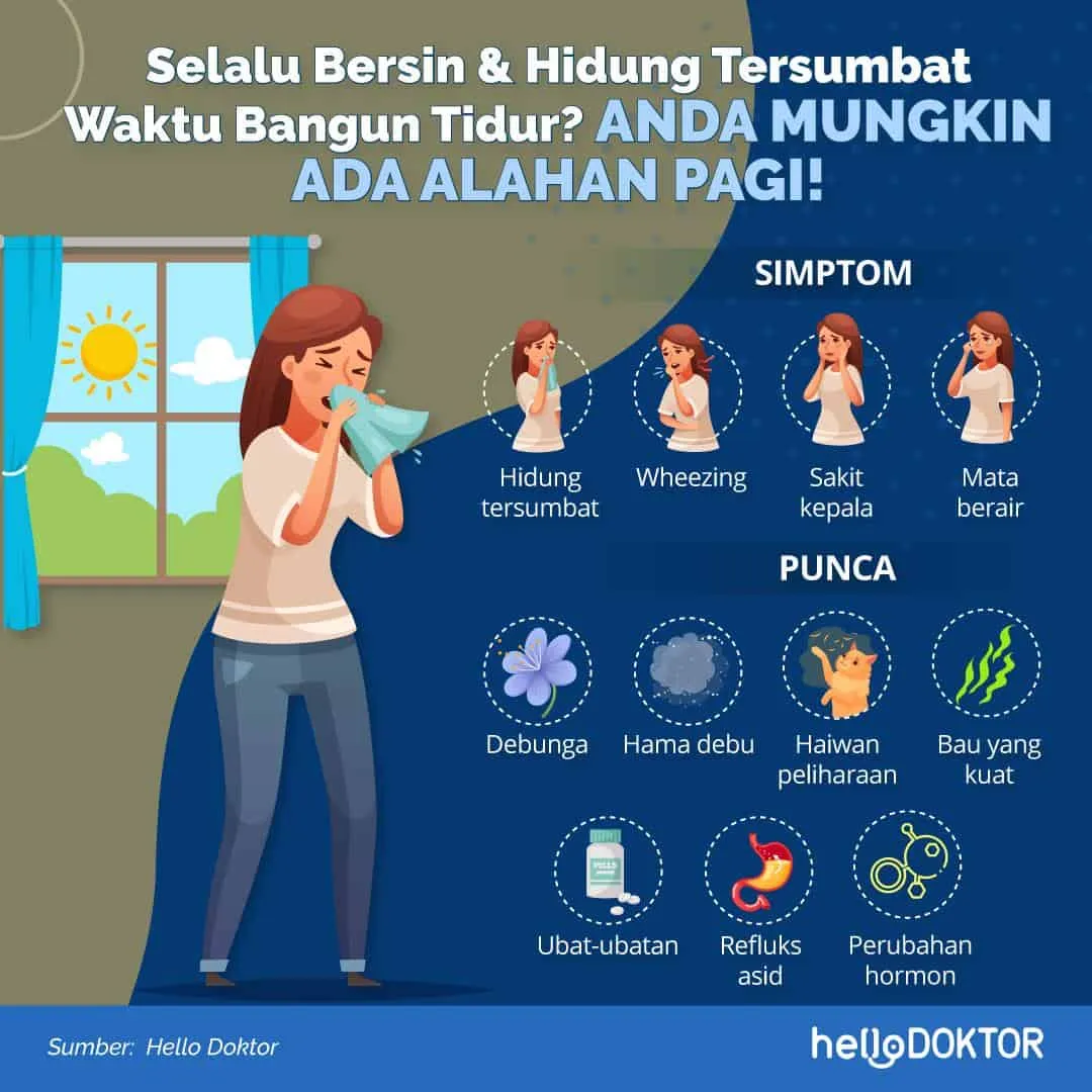 cara hilangkan selsema secara tradisional