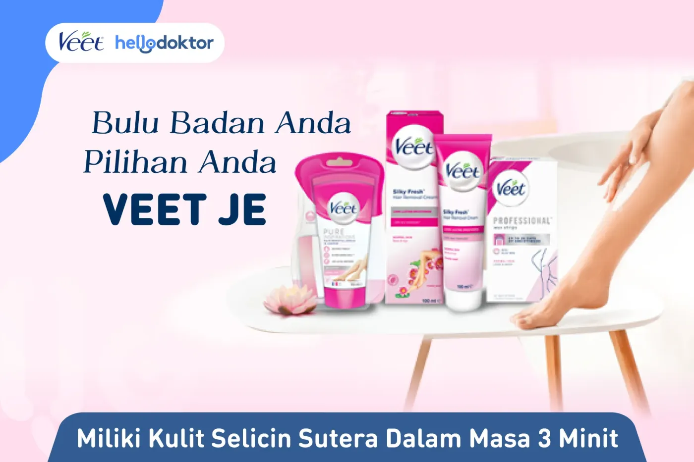 Buang Bulu Di Badan Dengan Krim Penanggal Bulu Ini, Selesa, Mudah & Tidak Menyakitkan!