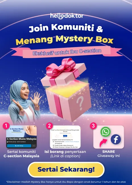 Raikan Perjalanan Melahir & Membesarkan Anak Dengan Kami!