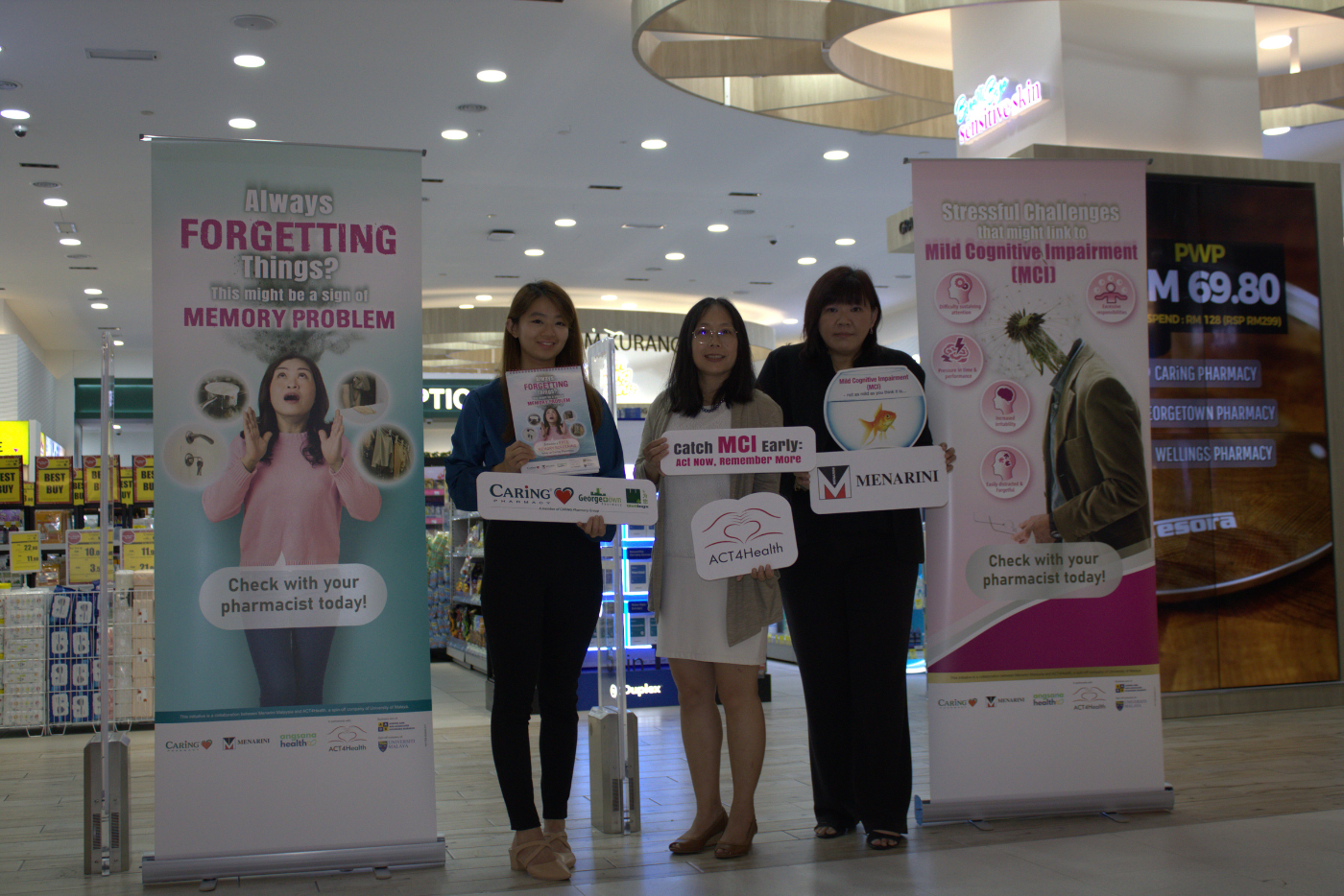 A. Menarini, Farmasi Caring & ACT4Health Jalin Kerjasama Wujudkan Ujian Saringan Awal MCI