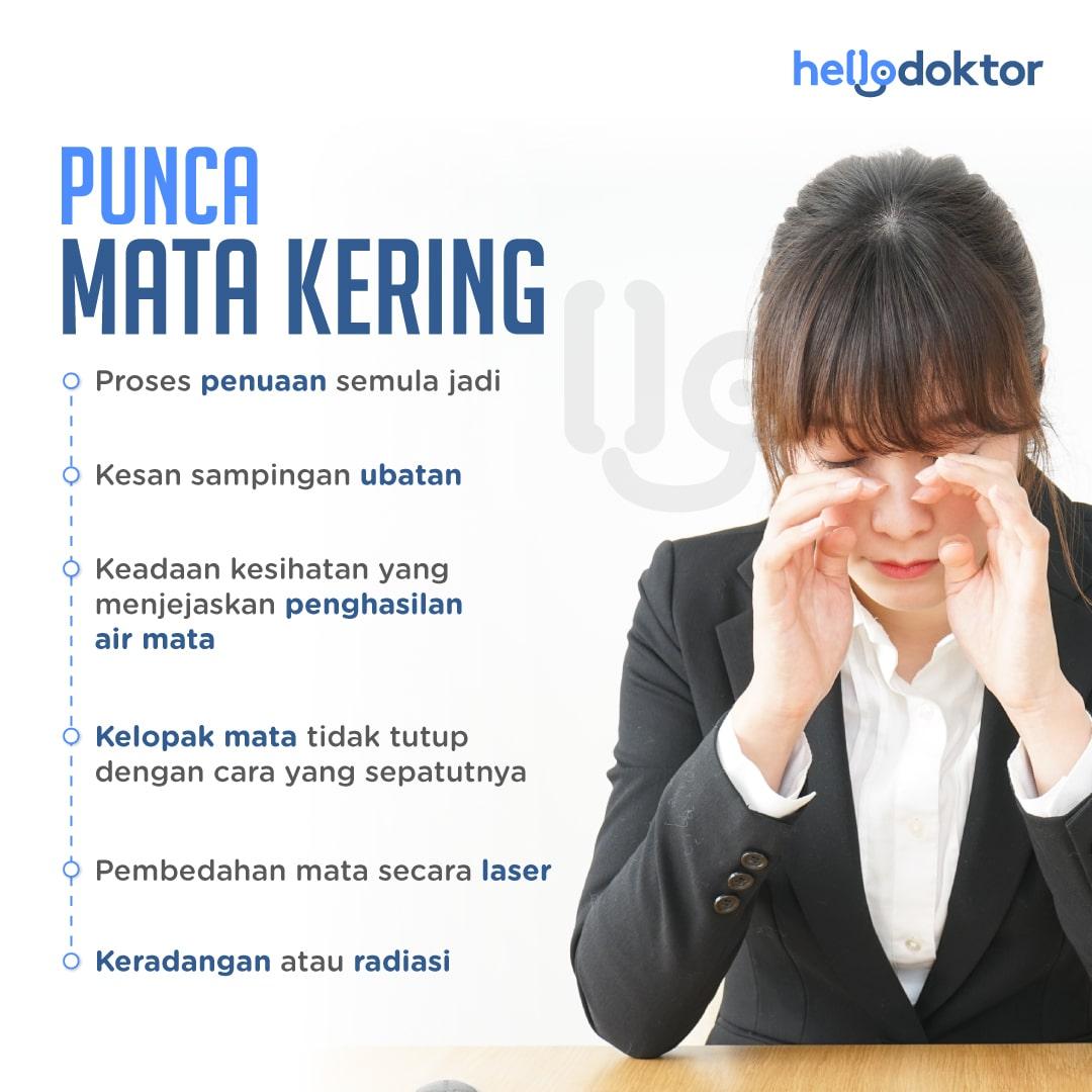 tanda mata kering