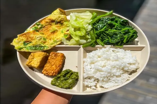 portion makanan