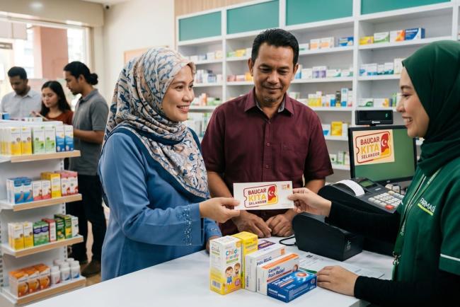 Orang Selangor, Jangan Terlepas! Baucar Kita Selangor Boleh Guna Untuk Barang Dapur, Ubat & Sekolah Anak